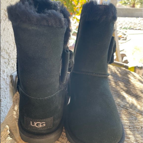 Ugg Kids Daelynn Boot Black - Picture 2 of 4